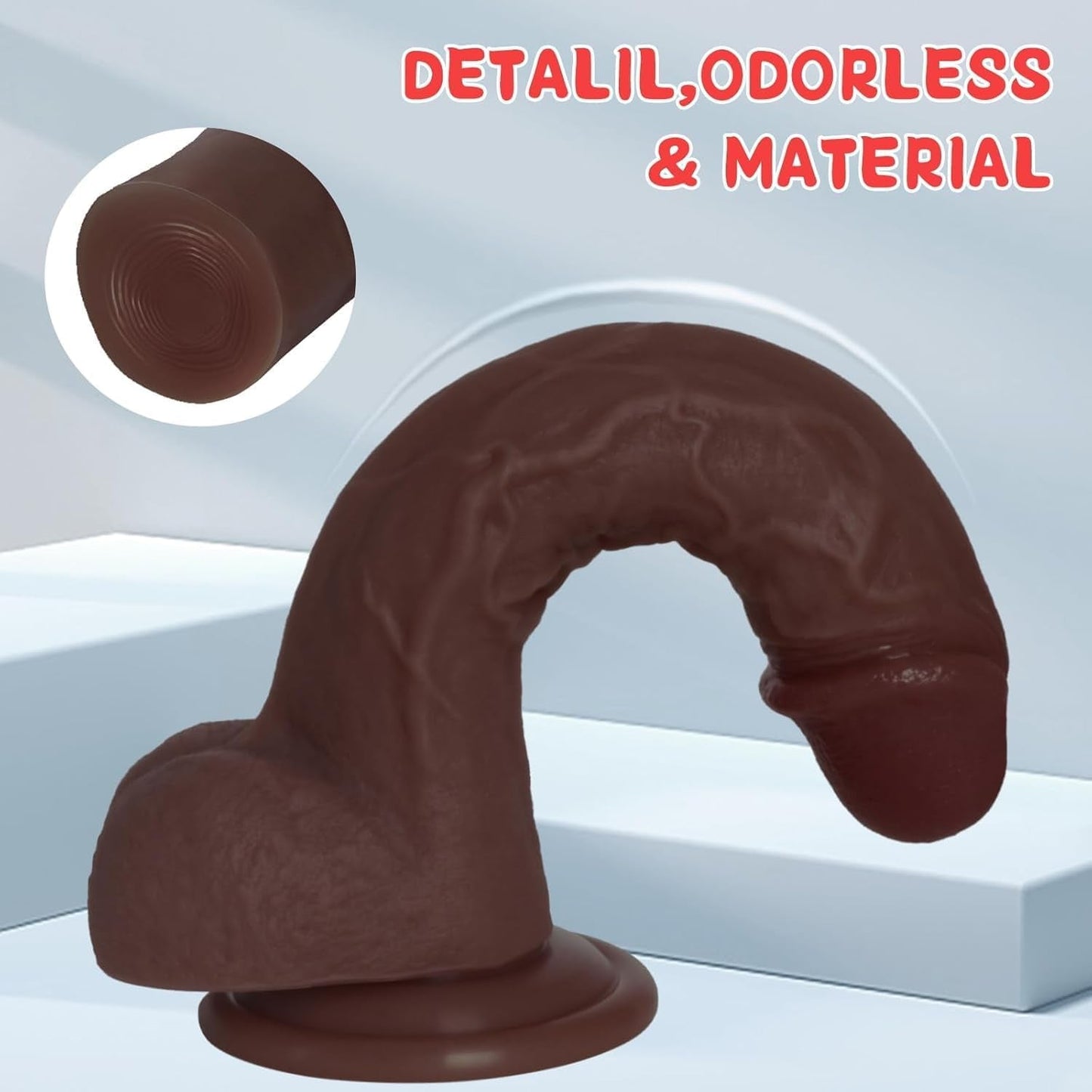 Dildo realista de silicona BBD