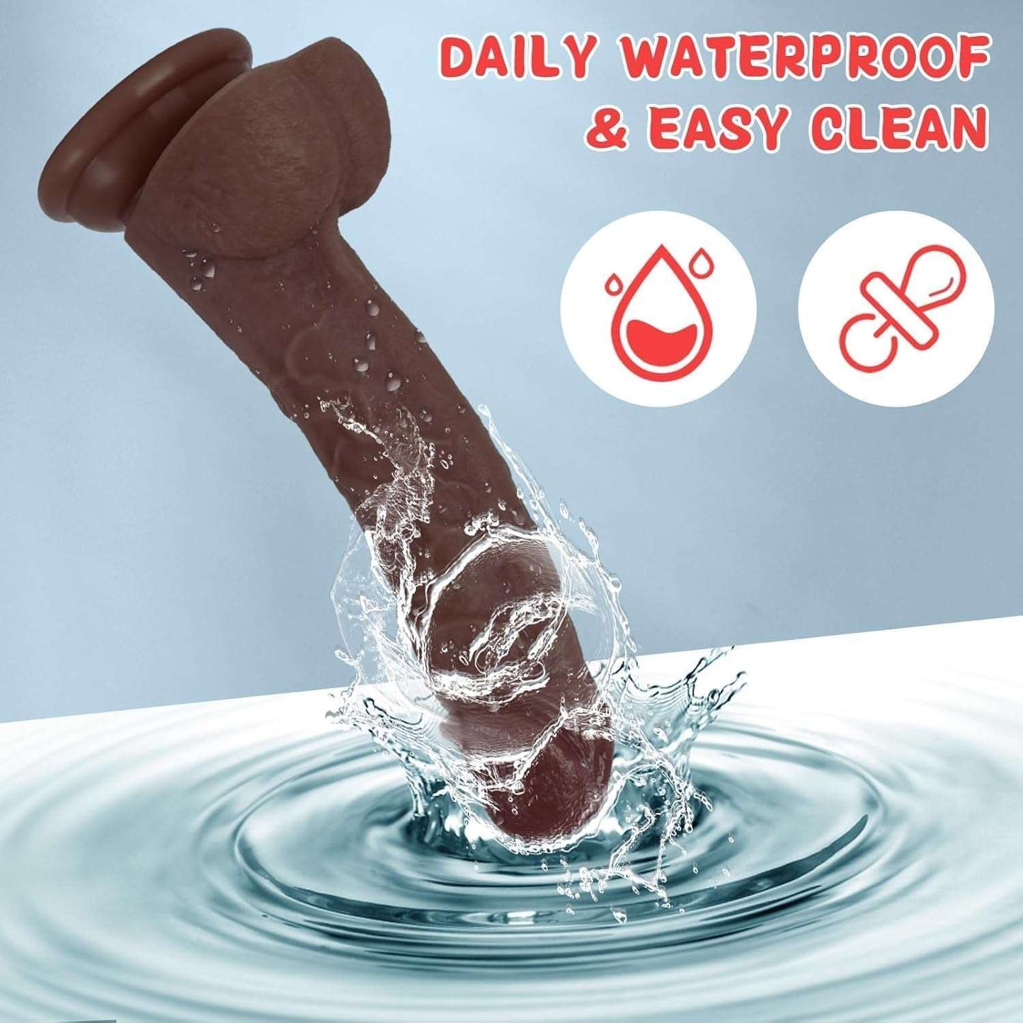 Dildo realista de silicona BBD