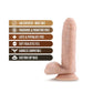 Dildo de 7 pulgadas "Coverboy Tony The Waiter" - Color carne
