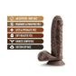 Gode "Couverture de magazine" Pierre Le Chef 17,8 cm - Chocolat