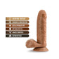 Coverboy Derek El Barman Dildo de 7" - Moca