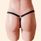 BDSM Crotchless O Ring Thong Lingerie Panty
