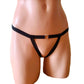 BDSM Crotchless O Ring Thong Lingerie Panty