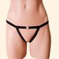 BDSM Crotchless O Ring Thong Lingerie Panty