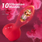 Vibrador anal inflable Rosa con mando a distancia