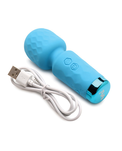 Bang! Mini Vibrador de Varita de Silicona - Azul