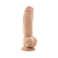 Blush Au Naturel Grand gode de 25 cm avec testicules Beige