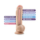 Blush Au Naturel Grand gode de 25 cm avec testicules Beige