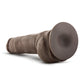 Dildo Grande con Bolas Blush Au Naturel de 25 cm Marrón