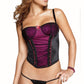 Black Mesh and Lycra Bustier