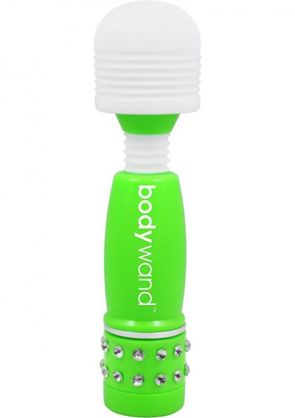 Mini-vibreur baguette Neon Bodywand - Vert fluo