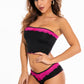 Mesh Tube Top and Shorts