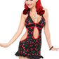 Cherry Print Halter Chemise