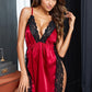 Satin Split Side Lingerie Babydoll