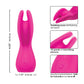 Vibrador recargable Cascade Flutter - Rosa