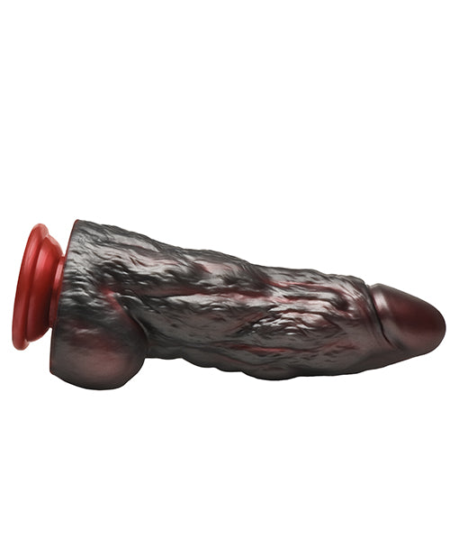 Créature bites Roi Kong Godemichet en silicone - Rouge/Gris