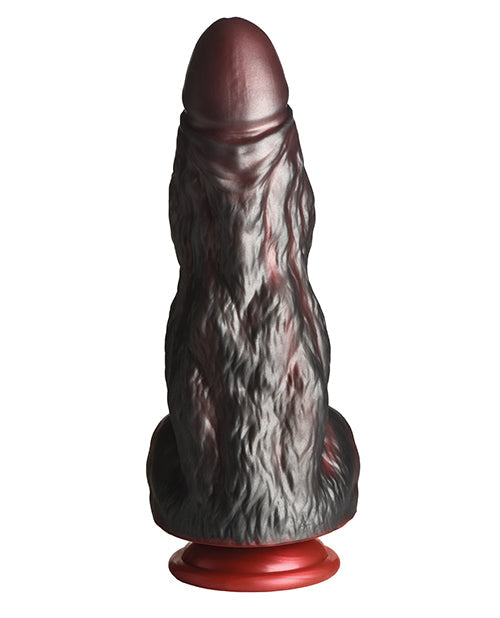 Créature bites Roi Kong Godemichet en silicone - Rouge/Gris