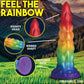 Dildo de silicona en forma de unicornio Creature Cocks Magic Rider - Arcoíris