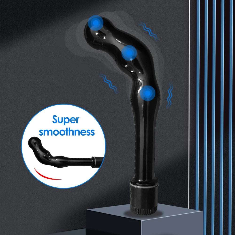 Vibrador Anal Curvo Intenso Premium