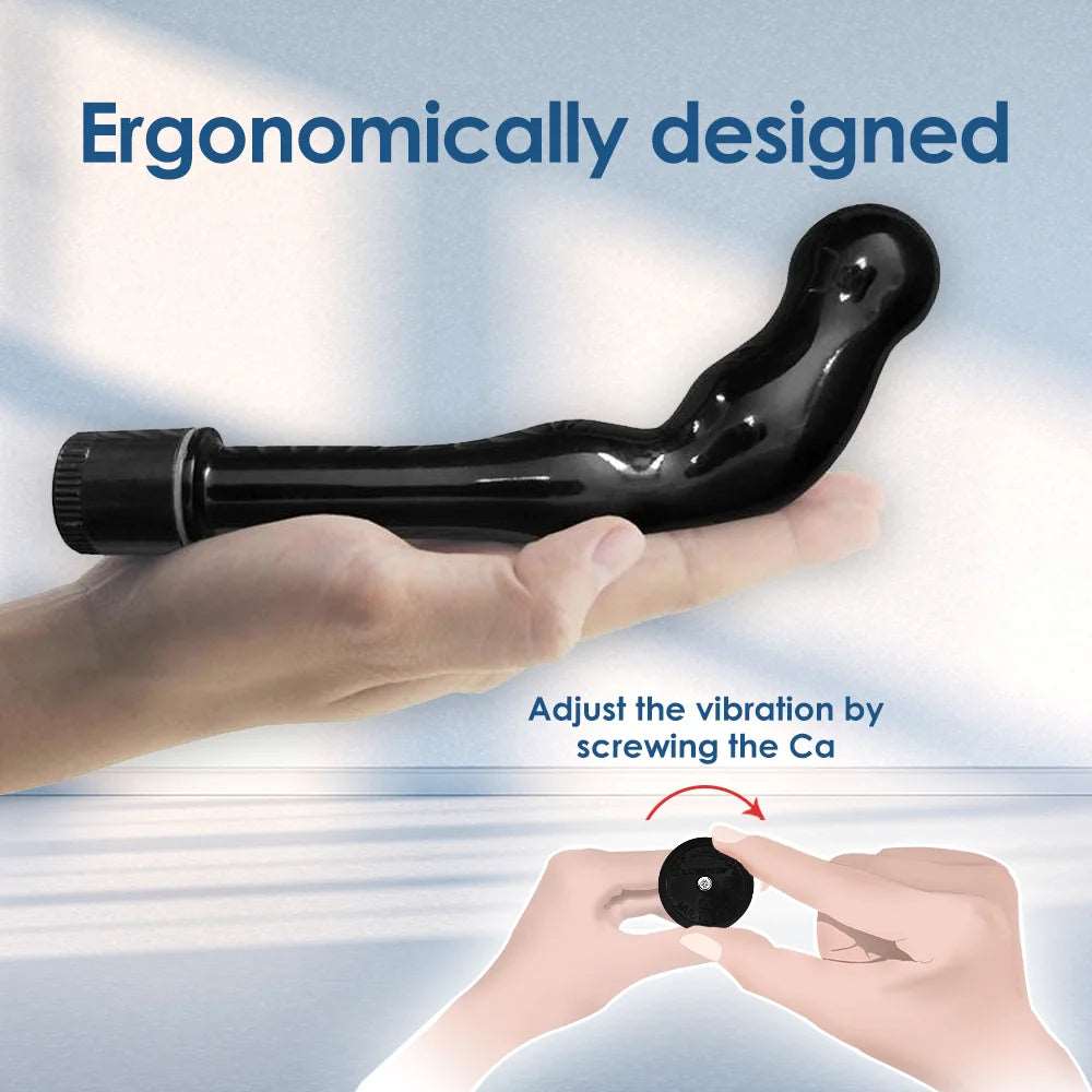 Vibrador Anal Curvo Intenso Premium