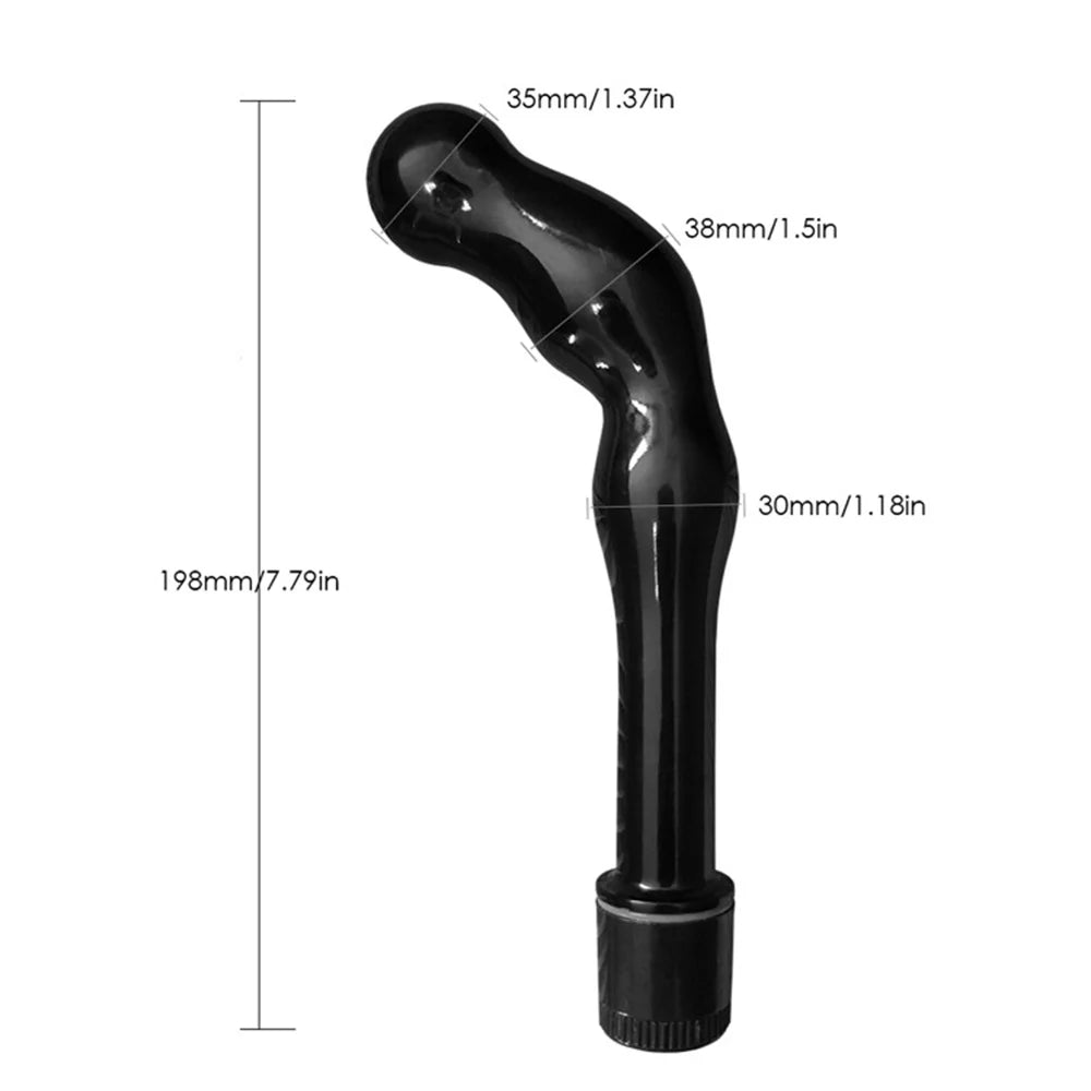 Vibrador Anal Curvo Intenso Premium