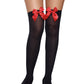 Bow Top Opaque Stockings