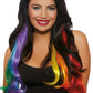 Long Wavy Rainbow Hair Extensions
