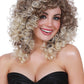Long Curly Dark Roots Wig