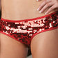 Sequin Red Lingerie Set