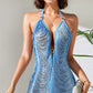 V-Cut Fringe Chemise