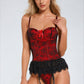 Skirted Lace Bridal Bustier