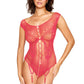Plus Size Seamless Butterfly Teddy