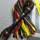 Rainbow Flogger &  Pride Floggers – Single or Florentine