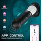 Vibrador de control remoto tipo consolador monstruoso