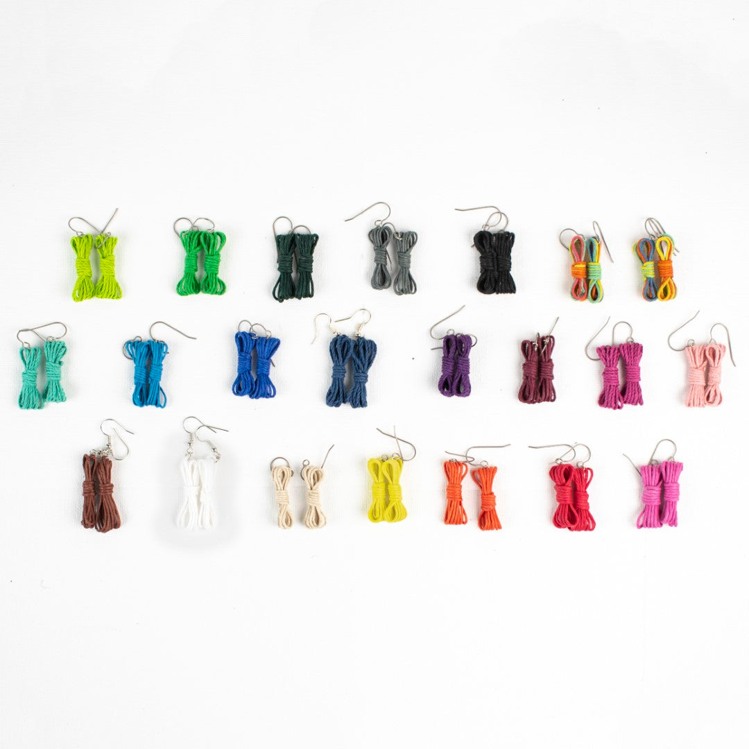 Boucles d'oreilles corde bondage - Boucles d'oreilles bondage - Boucles d'oreilles BDSM - Boucles d'oreilles Kink