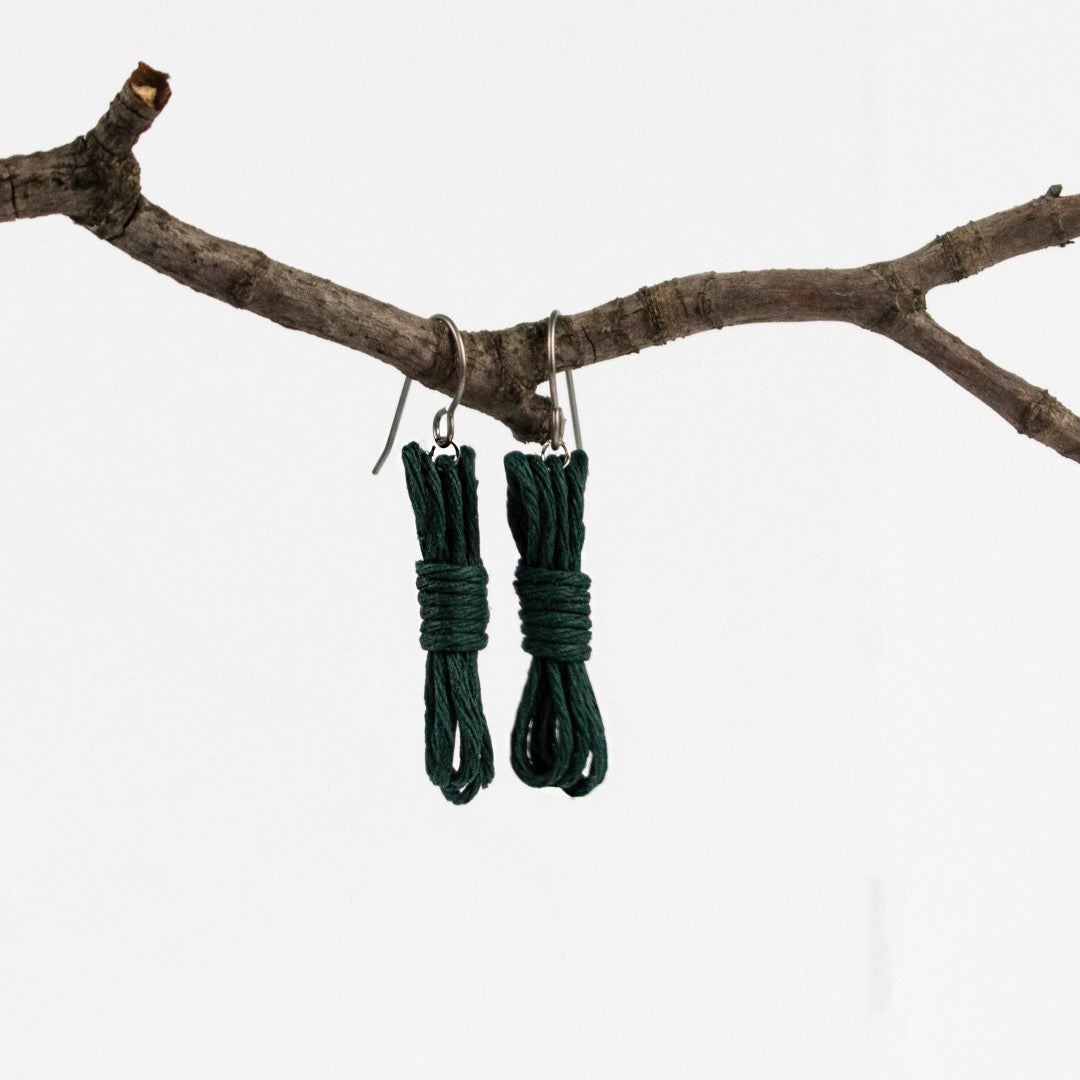 Boucles d'oreilles corde bondage - Boucles d'oreilles bondage - Boucles d'oreilles BDSM - Boucles d'oreilles Kink