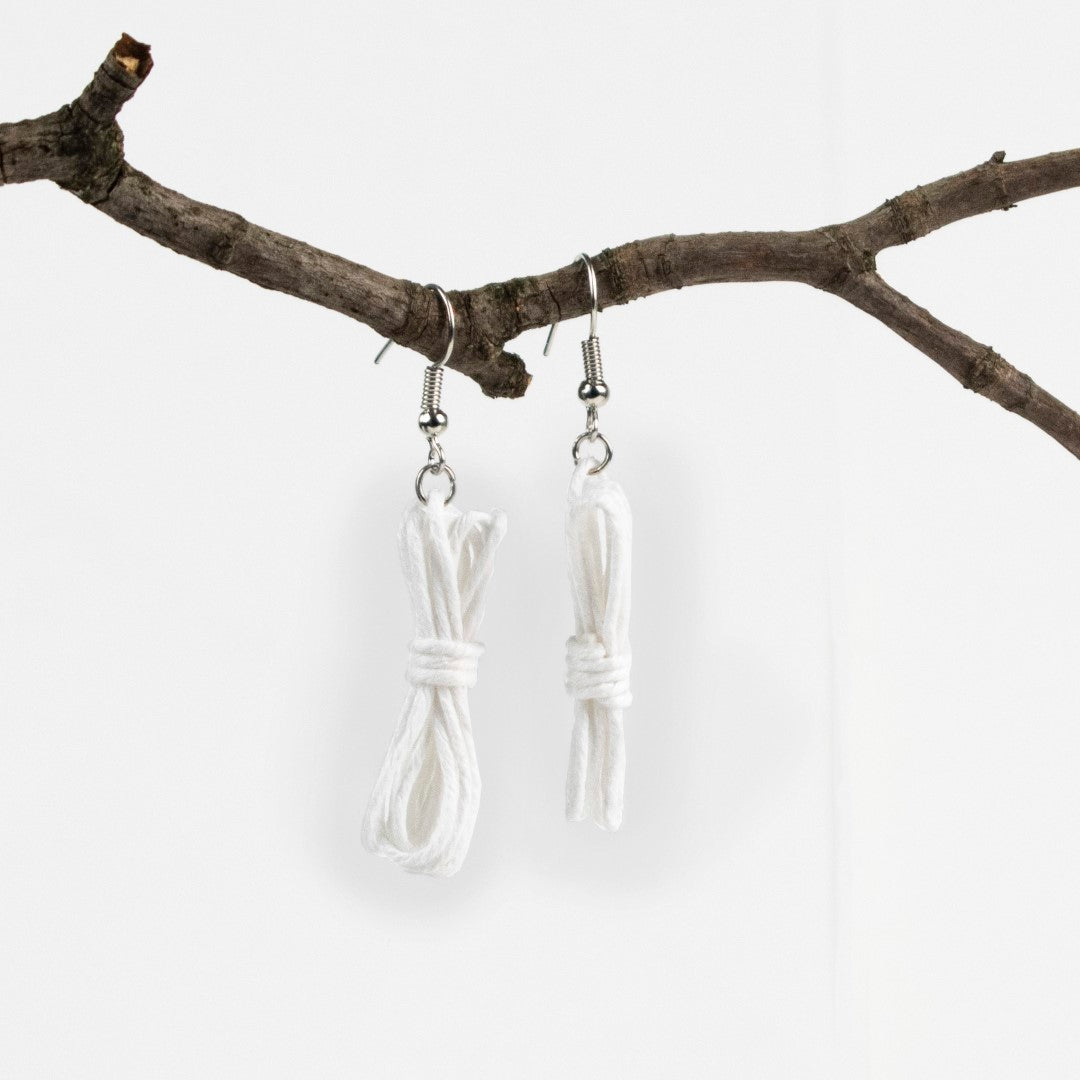 Boucles d'oreilles corde bondage - Boucles d'oreilles bondage - Boucles d'oreilles BDSM - Boucles d'oreilles Kink