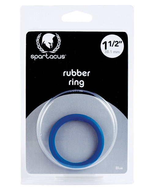 Anillo de goma para el pene Spartacus de 1,5" - Azul