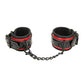 Pulseras de amor con hebilla de lujo WhipSmart Heartbreaker - Negro/Rojo