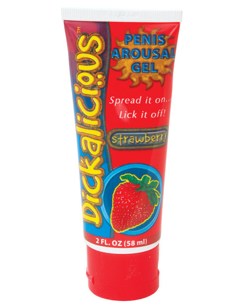Gel d'excitation Dickalicious pour pénis 59 ml - Fraise