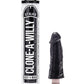 Kit Clone-A-Willy Godemiché vibrant | Godemiché noir de jais | Godemiché réaliste | Grand godemiché à fabriquer soi-même | Gros godemiché