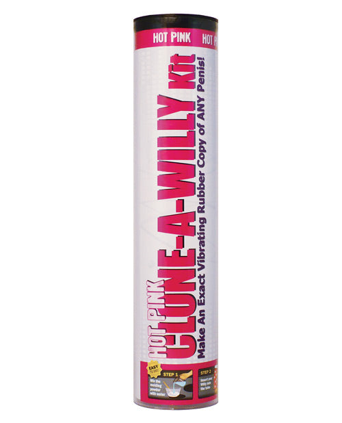 Kit de clonage pour fabriquer son propre vibromasseur | Vibromasseur rose vif | Vibromasseur réaliste | Gros vibromasseur fait maison