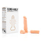 Kit de fabrication de gros gode DIY Clone-A-Willy | Kit réaliste avec testicules | Gode réaliste couleur chair claire
