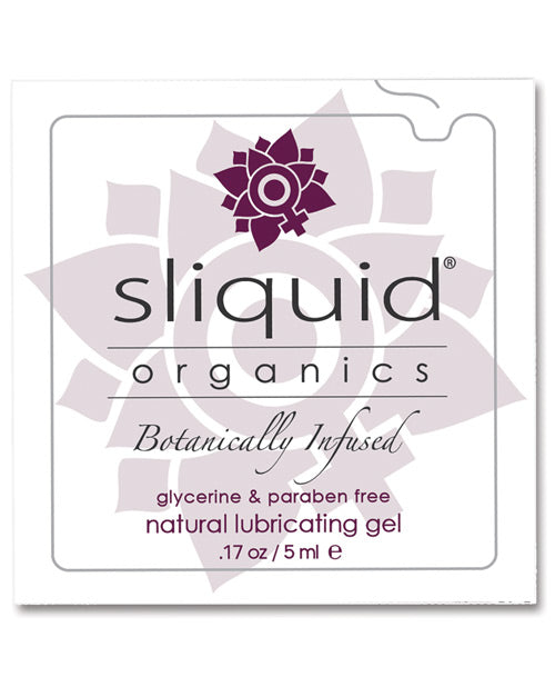 Gel Lubrifiant Naturel Sliquid Organics - Sachet de 5 ml