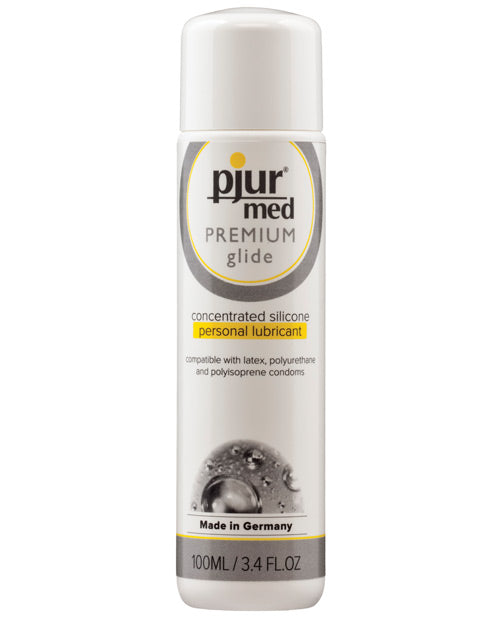 Pjur Med Premium Glide Lubricante Personal Concentrado de Silicona - Botella de 100 ml