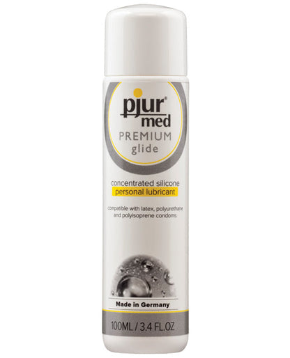 Pjur Med Premium Glide Lubricante Personal Concentrado de Silicona - Botella de 100 ml