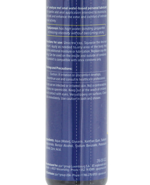 Pjur Analyse Me Lubricante Personal a Base de Agua - Botella de 100 ml