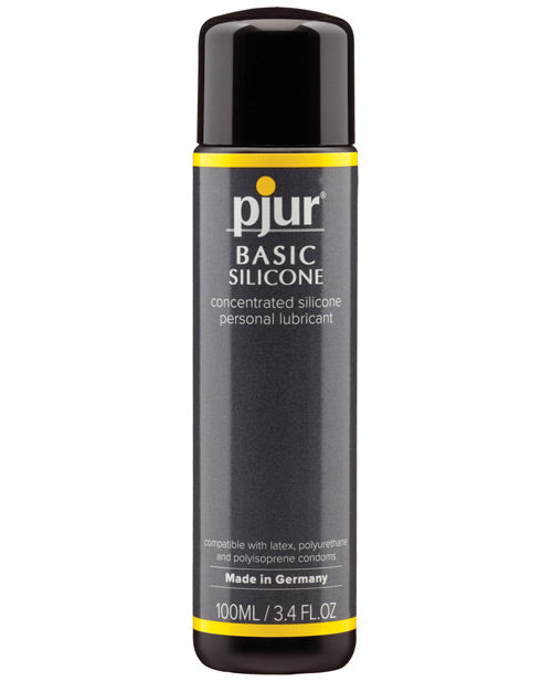 Lubricante de silicona Pjur Basic - Botella de 100 ml