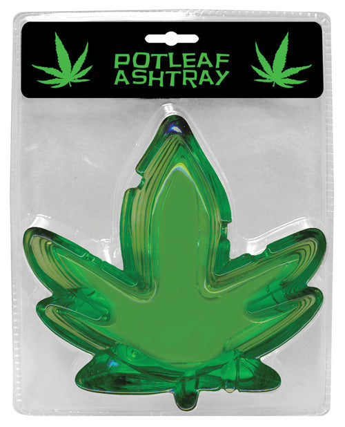 Cenicero Hoja de Marihuana - Verde