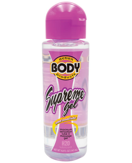 Gel hydratant à base d'eau Body Action Supreme - Bouteille de 4,8 oz